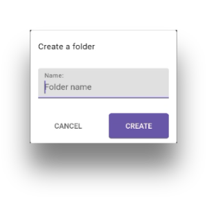 Create a new folder