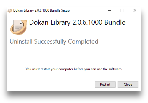 Uninstall Dokan