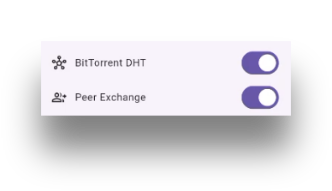 BittorrentDHT and Peer exchange