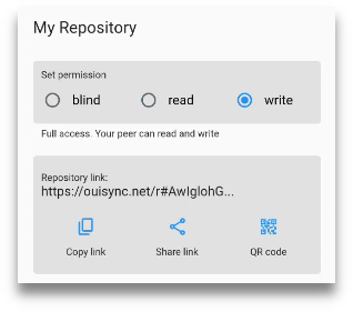 A repository with Write permissions